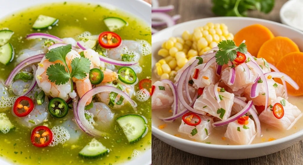 Aguachile vs Ceviche: Diferencias, Ingredientes y Cuál Elegir en Cancún